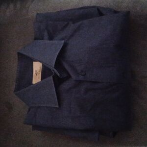 Rossi Man dress shirt dark blue color size XXL (45/46) used excellent condition